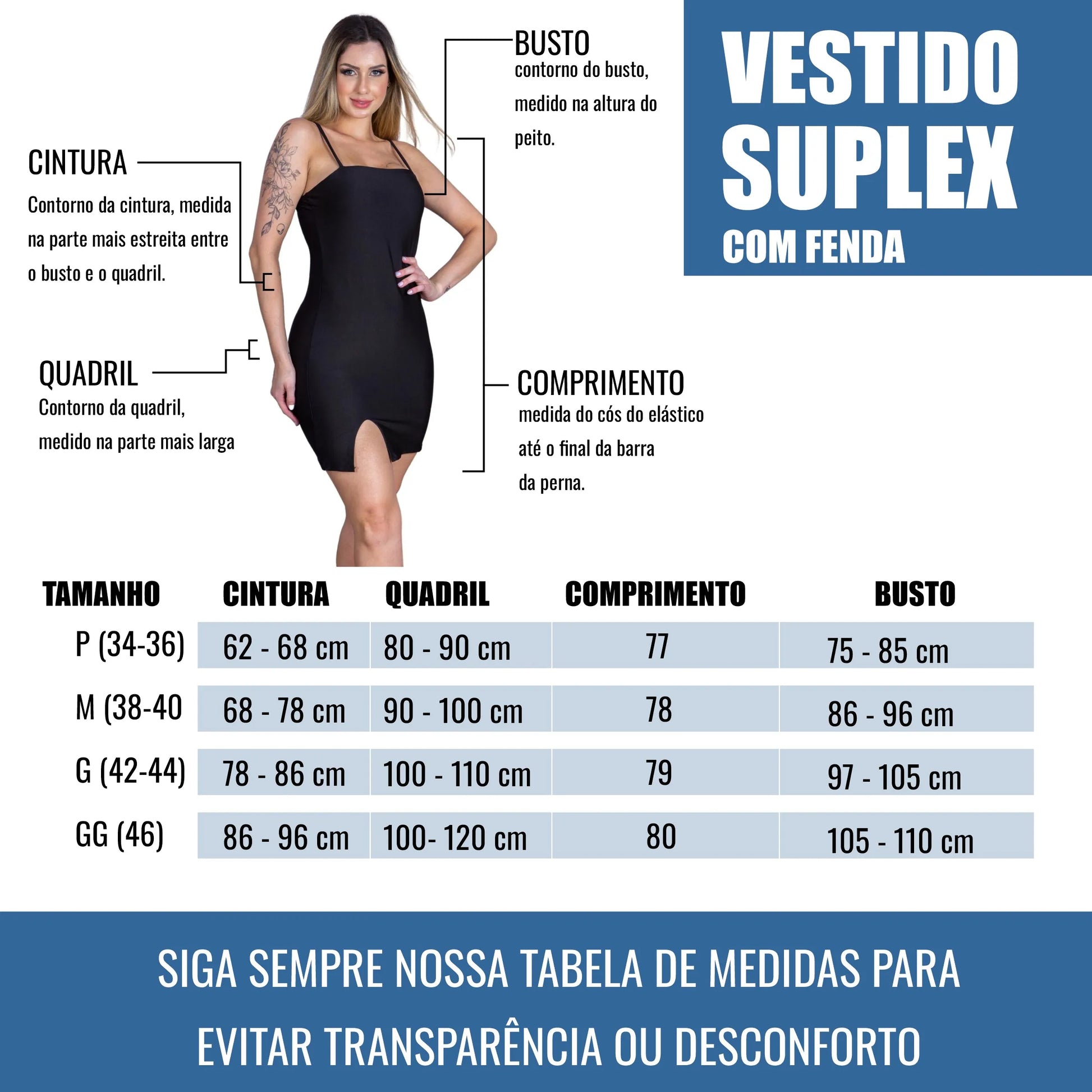 Vestido com Tala