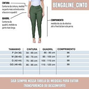 Calça Social com Cinto