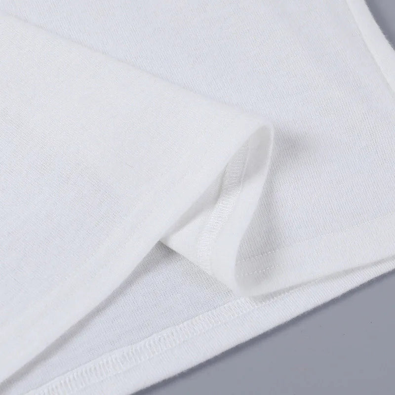 Long Sleeve Top White T-Shirts Women Basic Crop Top Autumn Pollover Solid Skew Neck T Shirt Streetwear Basic Black Y2K Tees