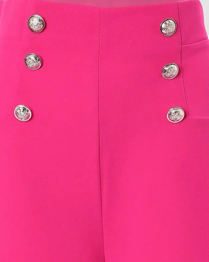 Elegant High Waist Wide Leg Bootcut Pants 2025 Summer European & American Fashion Simple Women's Flared Trousers