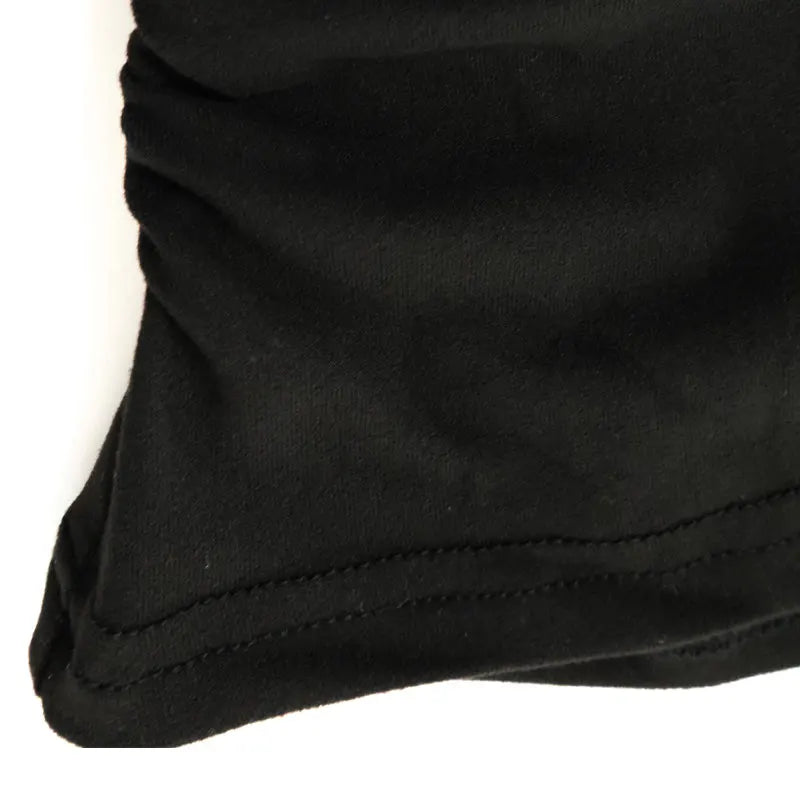 Autumn New T-shirt Women Sexy Low Chest Solid Elegant T-shirt Streetwear Fashion Long Sleeves Casual Slim Versatile Female Tees