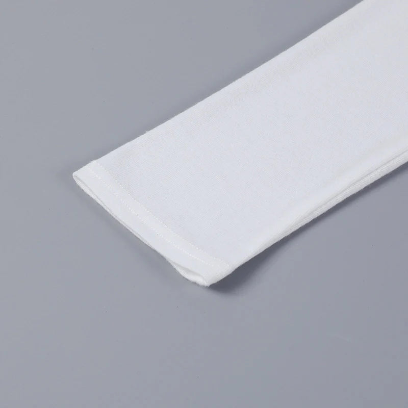 Long Sleeve Top White T-Shirts Women Basic Crop Top Autumn Pollover Solid Skew Neck T Shirt Streetwear Basic Black Y2K Tees